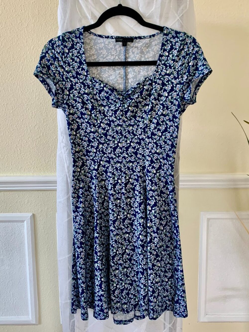 BeBop Y2K Style Floral Mini Dress | Size Small Juniors Skater Dress